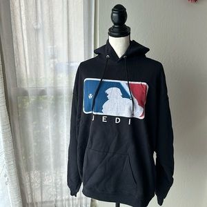 Star Wars Jedi Hoodie in black Unisex Size XL